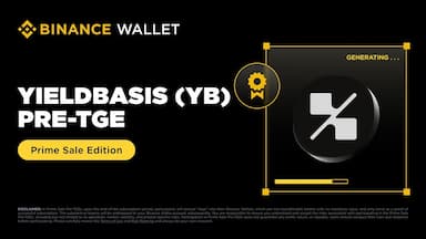 Binance Wallet introduces the Yield Basis ($YB) Pre-TGE campaign, launching on October 13 at 8:00 UTC for a two-hour exclusive subscription period.